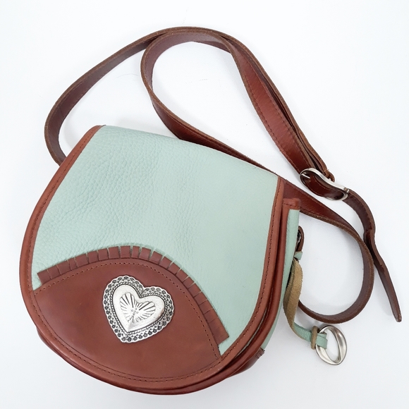 Handbags - Genuine Leather Boho Western Crossbody Bag Purse